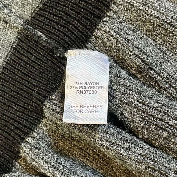 Cato Women Gray Cardigan Black Outline 14/16W - Picture 9 of 10